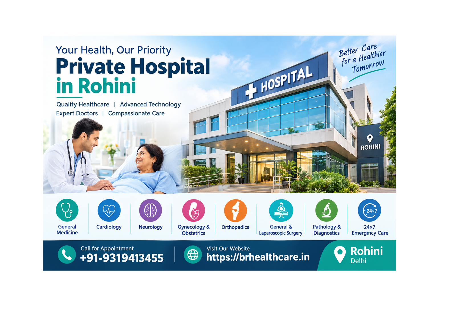 Private Hospital in Rohini